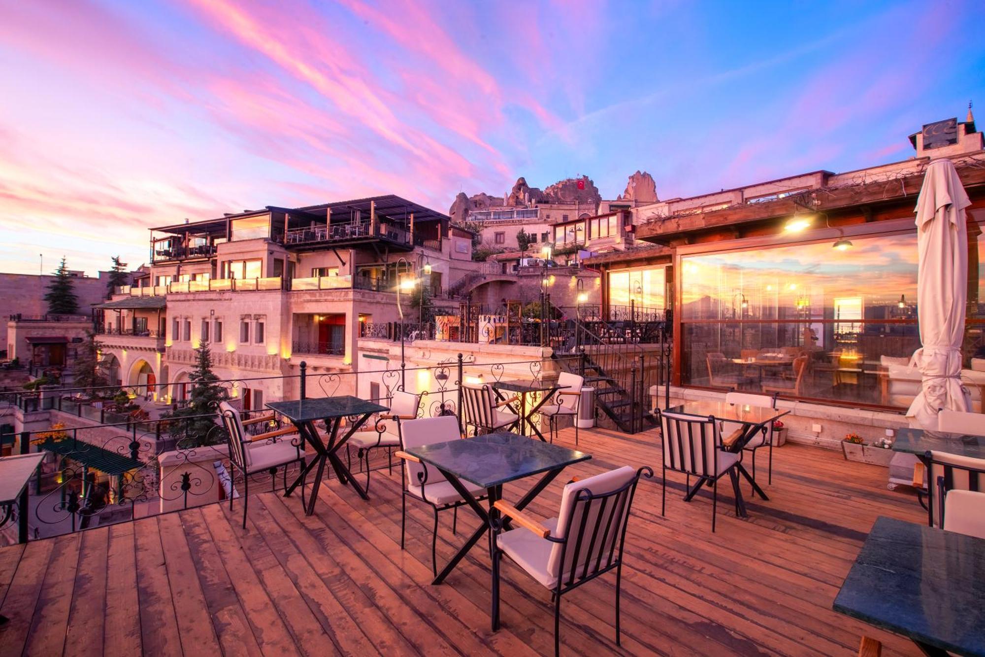 Simera In Cappadocia - Special Class - Best View Rooftop Учисар Экстерьер фото