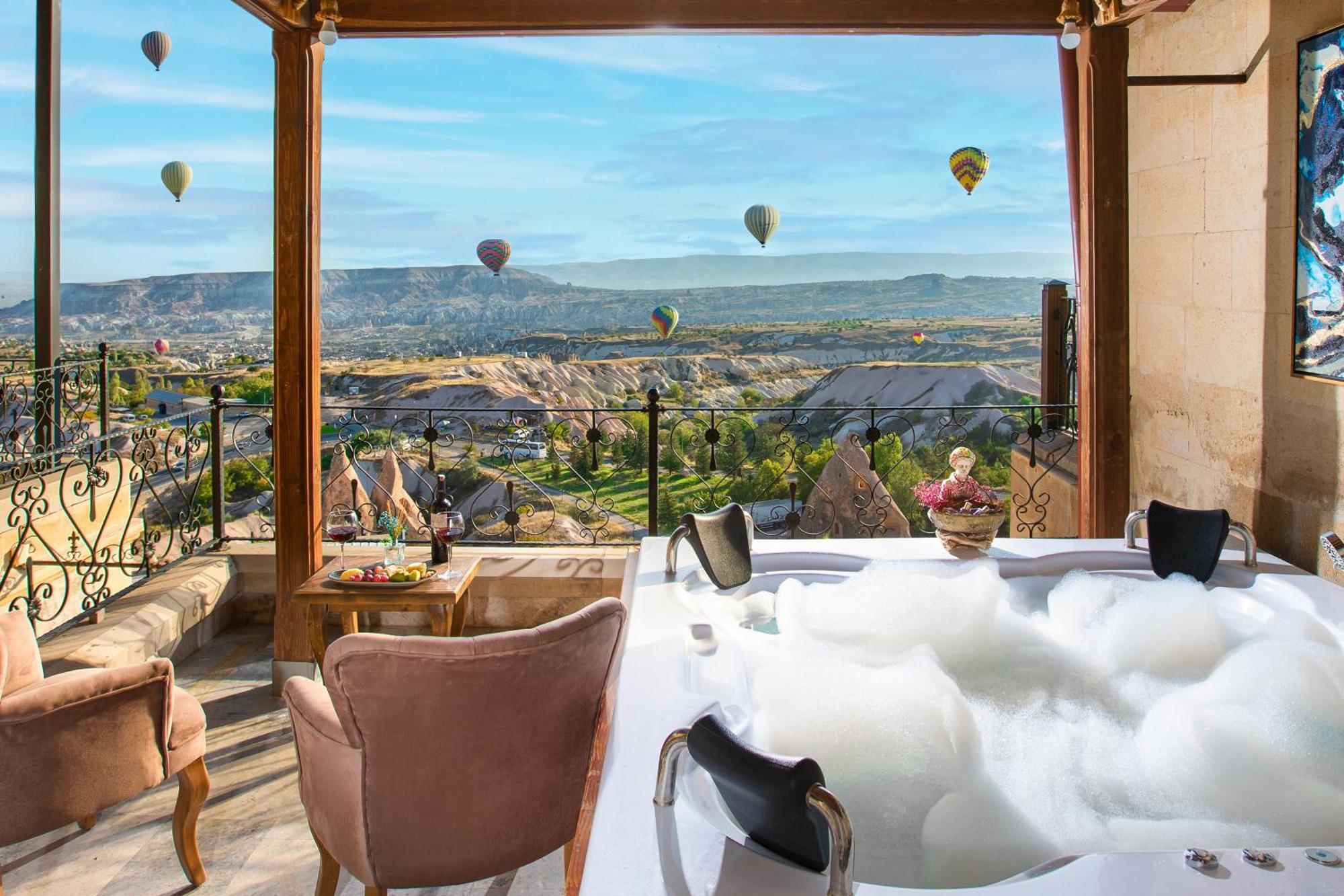 Simera In Cappadocia - Special Class - Best View Rooftop Учисар Экстерьер фото