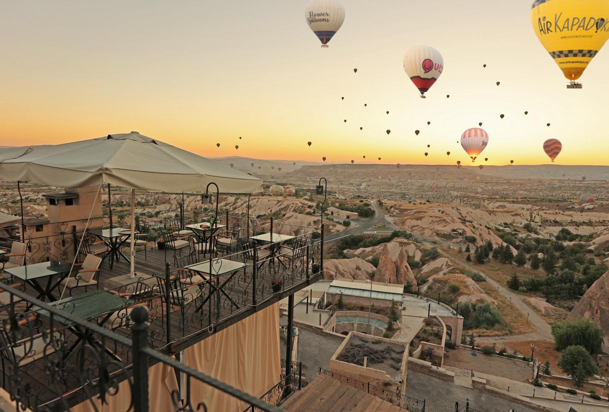 Simera In Cappadocia - Special Class - Best View Rooftop Учисар Экстерьер фото