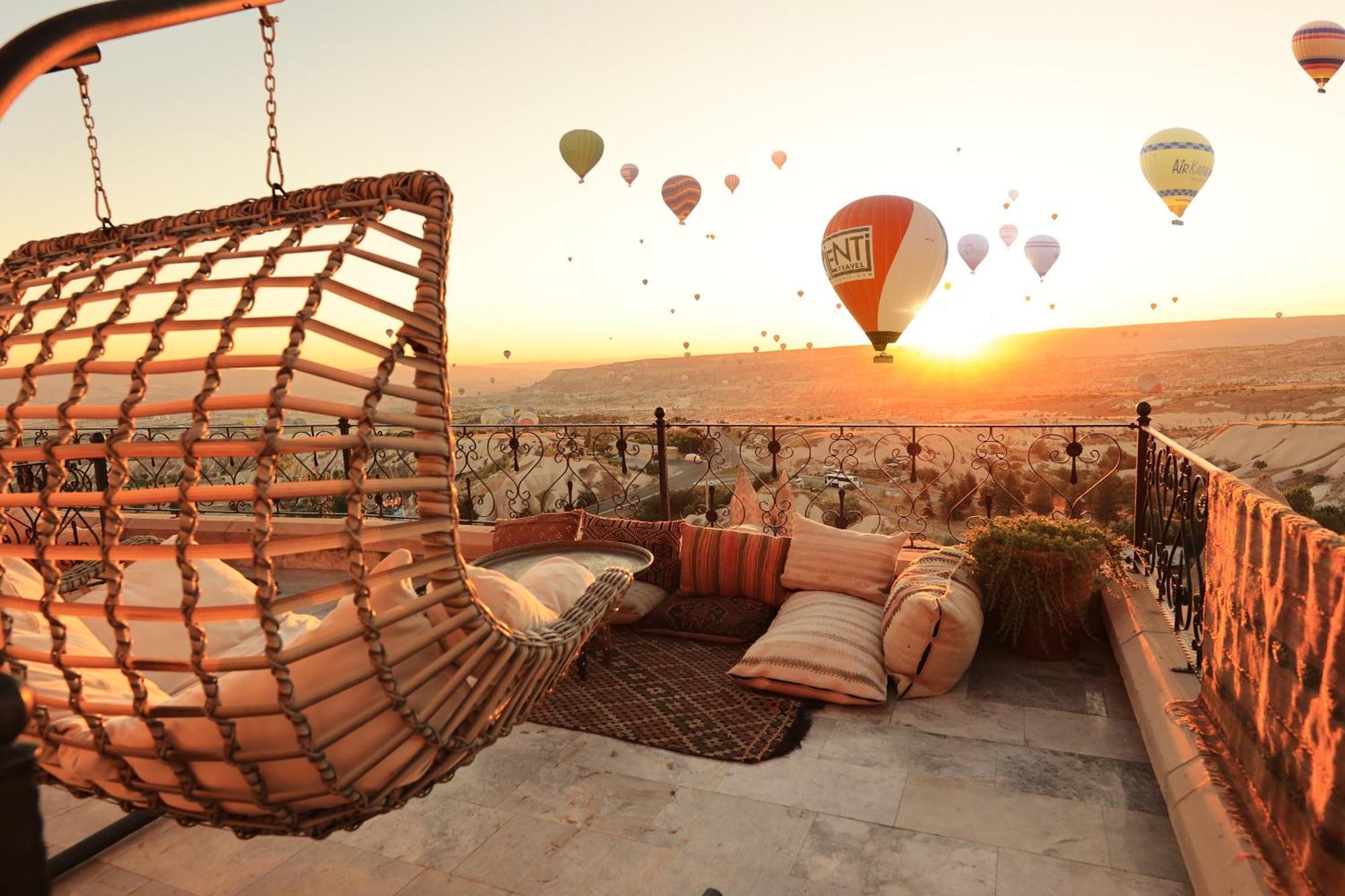 Simera In Cappadocia - Special Class - Best View Rooftop Учисар Экстерьер фото
